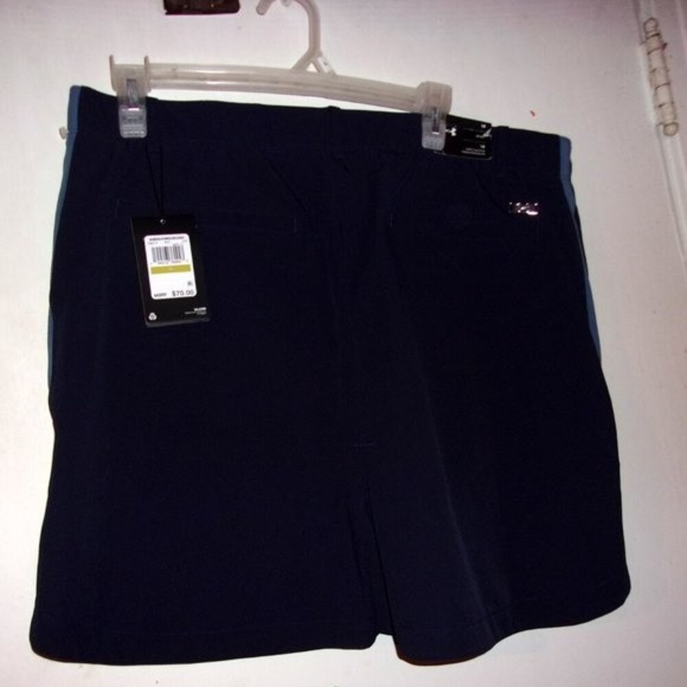 Under Armour Ladies Size 14 Links Woven Skort Navy NWT - Picture 7 of 8